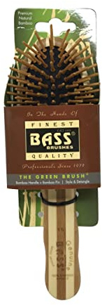 Bass Brushes Small Oval Bamboo Brush, 1 EA
