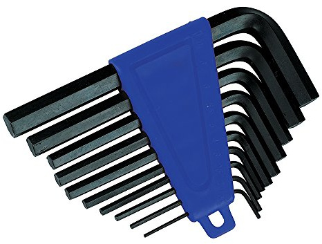 Silverline HK19 Innensechskantschlüssel, 10-tlg. Satz 1/16 – 3/8 Zoll