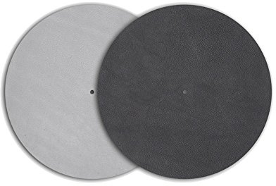 Pro-Ject Leather it, Plattentellerauflage aus Leder (Grau)