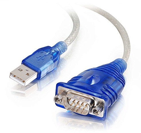C2G 0.45m USB-A Male to DB9 Male Serial Adapter Cable