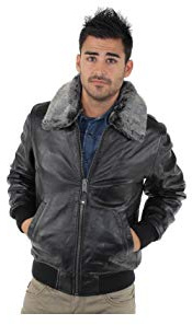 Schott Lc930d, Giacca Uomo, Nero (Black), (Taglia Produttore: Medium)