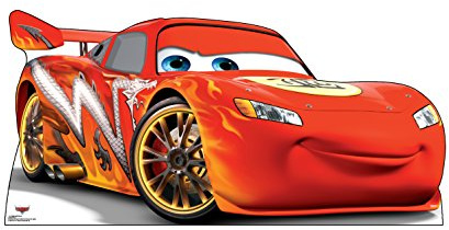 Cardboard People Lightning McQueen Life Size Cardboard Cutout Standup - Disney Pixar's Cars