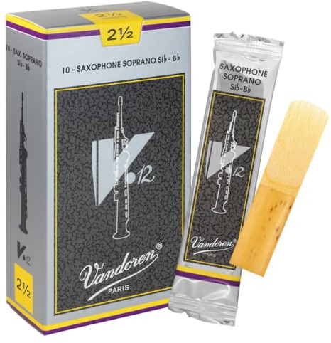 Vandoren Blatt Sopran Saxophon V 12 Stärke: 2 1/2