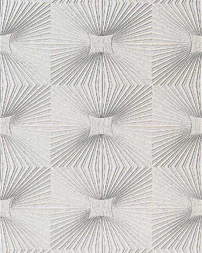 Papier peint vinyle mur et plafond EDEM 115-00 aspect lambris blanc