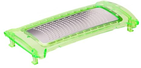 Genius Nicer Dicer Plus Reib-Einsatz Reibe fein inkl. Schutzabdeckung Zubehör Ersatzteile - kompatibel mit Nicer Dicer Plus - Käsereibe & Gemüsereibe für Zitronen, Parmesan, Nüsse