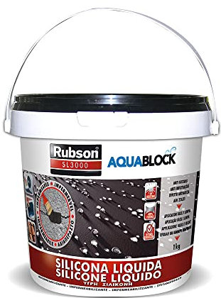 Rubson Silicone Liquido Nero Kg 1 Sl3000