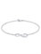 Elli Bracelet Women Infinity Symbol with Cubic Zirconia Crystals in 925 Sterling Silver