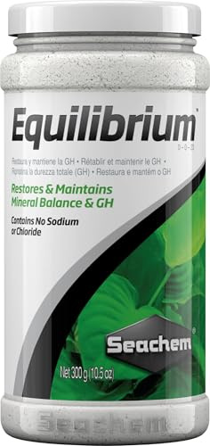 Seachem Equilibrium - Acondicionador de Agua para Acuario, 300 g, Color Blanco