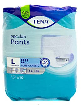 Case of Tena Pants Plus- Large (40-50in/100cm-135cm).4 x Pack of 14