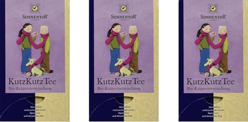 Sonnentor Kutz Kräutertee bio, Doppelkammerbeutel, 3er Pack (3 x 27 g)