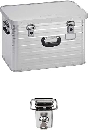 ENDERS, scatola in alluminio multiuso, da 63 l, finemente lavorata, con 2 serrature e guarnizione in gomma espansa, utilizzabile come scatola per il trasporto o per la conservazione di oggetti