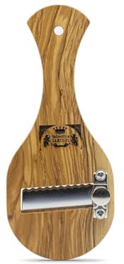 Valnerina Tartufi Râpe à truffes en bois d'olivier | mandoline guillotine truffe | accessoire de cuisine essentiel pour truffe fraîche
