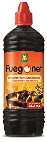 Fuegonet 231198 Liquido para encendido, Negro, 7.2x27x7.2 cm