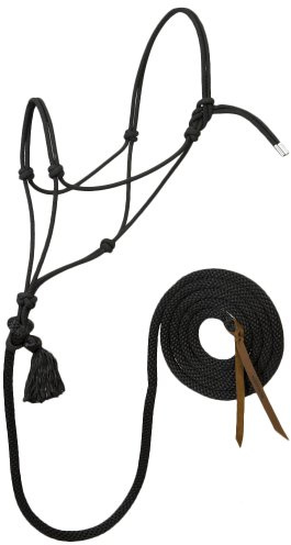 Weaver Leather Silvertip #95 Seil-Geschirr mit 3 m Leine, schwarz