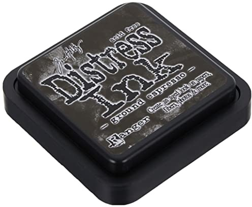 Ranger Tim Holtz Distress Ink Pad, Kunststoff, Ground Espresso, 7.5 x 7.5 x 57 cm
