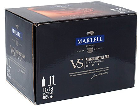 Martell VS Cognac 3cl Miniature - 12 Pack
