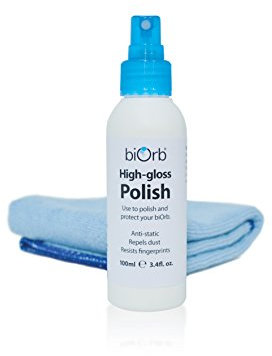 biOrb Hochglanzpolitur & Mikrofasertuch - Aquarium Pflegemittel, streifenfreie Reinigung, für alle biOrb Aquarien