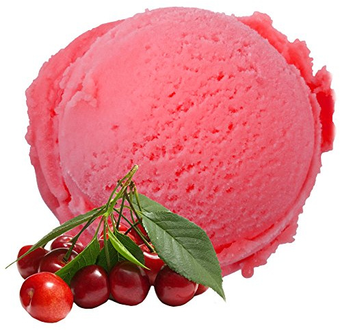 Gino Gelati 10x1 Kg Eispulver mit Amarena Kirsch Geschmack für Milcheis Softeispulver Speiseeispulver