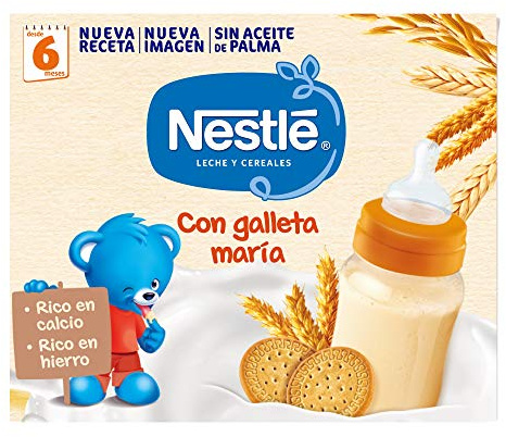 Nestlé Milch und Getreide, Kekse, Babynahrung, 2 Stück à 250 ml