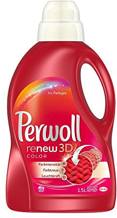 Perwoll Waschmittel für Farbiges & Feines, Flüssig, 20WL