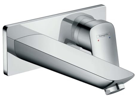 Hansgrohe 71220000 Logis grifo de lavabo empotrado, caño 195mm, cromo