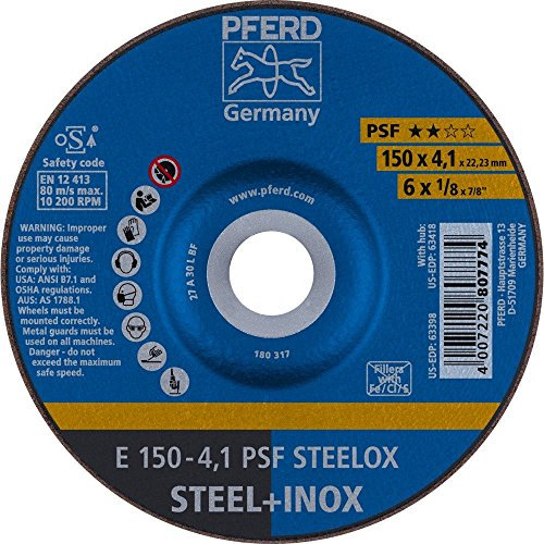 Pferd 62015520 Schruppscheiben E 150-4,1 A 30 M PSF-I PIPE