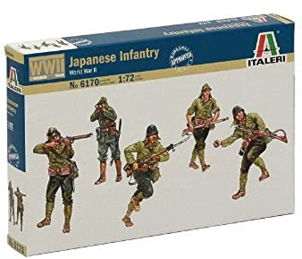 Italeri 510006170-1:72 Figuren, WWII Japanische Infanterie