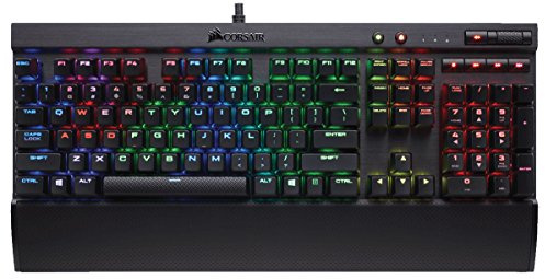 Corsair Tastiera da Gioco Meccanica K70 RAPIDFIRE CHERRY MX Speed (EU) US/UK Layout Compatibile con Computer Portatile