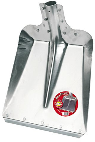 Pala professionale in alluminio Kerbl misura 7, pala in alluminio con bordo, pala in alluminio, 2,5 mm - 2977