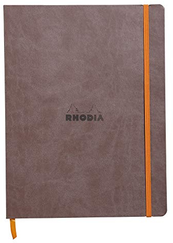 Rhodia 117553C Notizheft Rhodiarama 19x25cm 80 Blatt dot Lineatur Braun