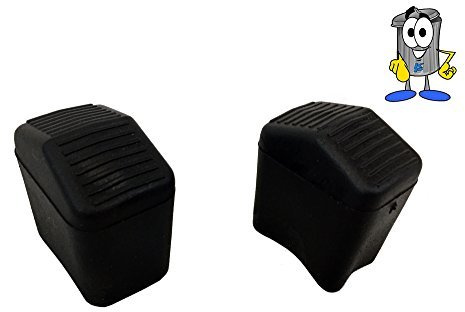 KetoPlastics 4 Pack 30mm x 20mm Replacement Ladder Feet - Black Rubber