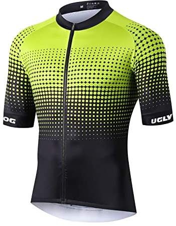 UGLY FROG Stoff-Upgrade – Milchfaser Bike Wear MTB Rennrad Radsport Bekleidung Trikots & Shirts Set Kurzarm-Top + Gel Gepolsterte Shorts
