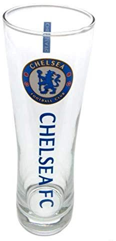Chelsea FC Official Football Bicchiere da Pinta con Logo dei Peroni