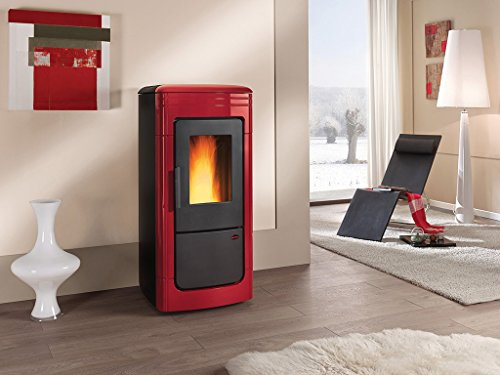 STUFA PELLET KW25 LILIANA IDRO BORDEAUX