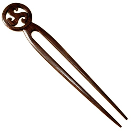 ISLAND PIERCINGS Haarnadel, 18cm, Unisex, 1 stück (1er Pack), Holz, Damen, Frauen, Rustikal, Einfarbig, Handarbeit, Unikat
