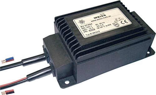 WEISS ELEKTROTECHNIK 07/055 Transformateur dalimentation Compact 1 x 230 V 1 x 12 V/DC 24 W 2 A