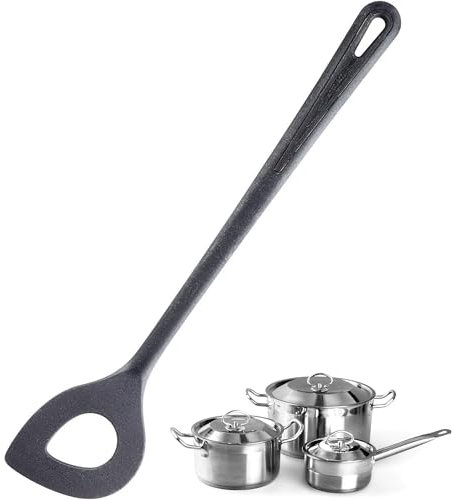 Westmark Spitzloch-Löffel/Kochlöffel, Länge: 30 cm, Gentle, Schwarz, 28872270