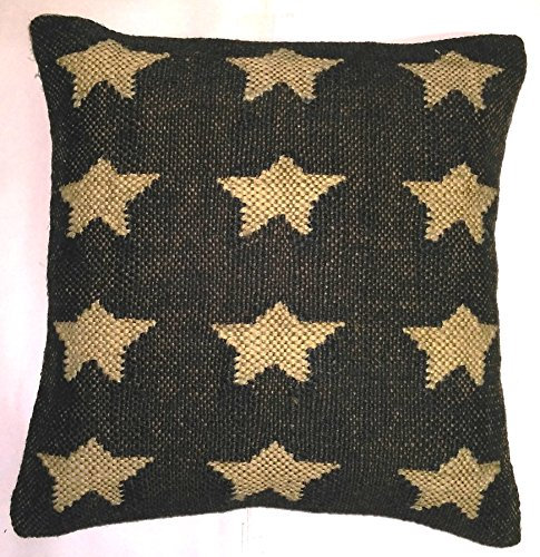 Traditional Jaipur Handgefertigt Kelim Kissenbezug 16 x 16, Indian Outdoor Kissen, Boho Überwurf Kissenbezüge, Jute Sitzkissen Outdoor, Cover, Deko kissenrollen