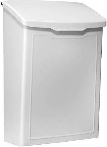 ARCHITECTURAL MAILBOXES 2681W Marina Wall Mount, White, S