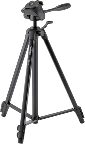 Velbon EX-430 aluminium trebensstativ (höjd 151 cm, belastning 1 kg)