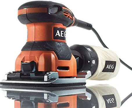 AEG Lijadora 1/4 De Hoja Con Base Delta
