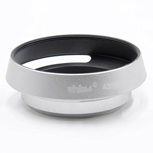 vhbw paraluce per riflessione diffusa 43mm argentato compatibile con Panasonic HDC-DX1 obiettivo