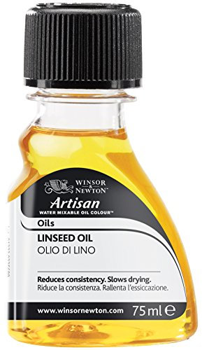 Winsor & Newton RCFAWLO75 75 ml Artisan Water Mixable Linseed Oil Medium,package may vary