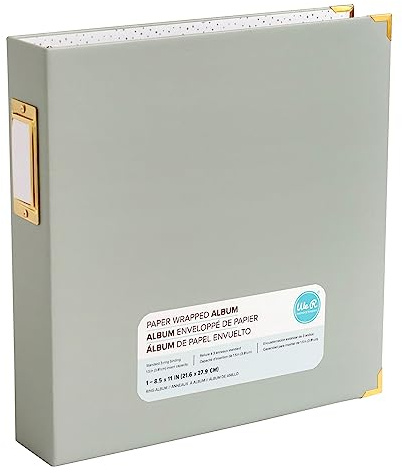 We R Memory Keepers Schiefer-Album mit D-Ringen, 21,6 x 27,9 cm