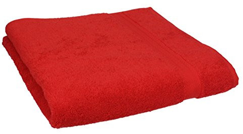 Betz Handtuch Premium 100% Baumwolle 50x100 cm Gesicht- Hände- Körper- Handtuch Farbe rot