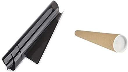 Voiture Van Bus Window film teinté autocollant Ultra Super Noir foncé 1% 76 cm X 3 m NEUF