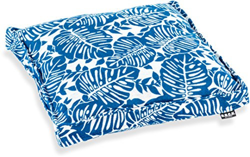 H.O.C.K. Globe Outdoor Stuhlkissen 40x40x5cm wasserabweisend und lichtecht (6-7) für den Garten (40x40x5cm, Blue)
