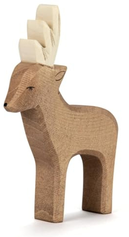 OSTHEIMER 15301 Rehbock aus Holz Höhe 12,5cm Tiere in Wald & Flur