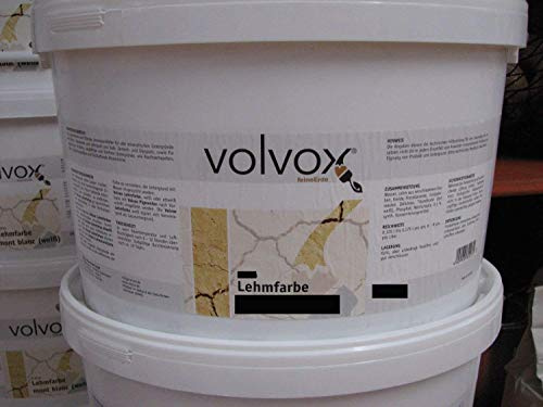 Volvox Lehmfarbe 10 Liter weiß