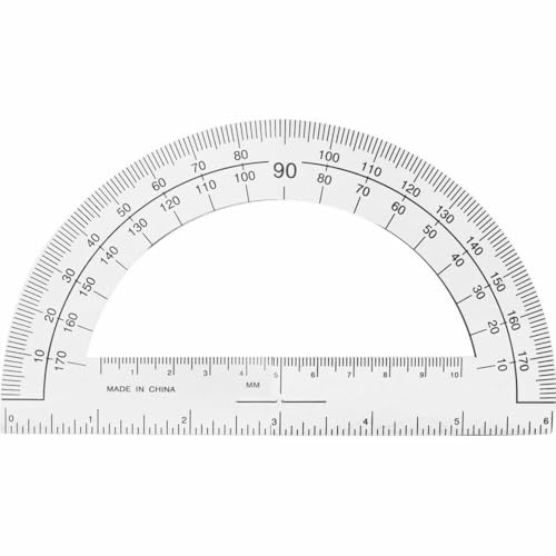 Sparco plastica goniometro, lunghezza 15,2 cm, trasparente (SPR01490)